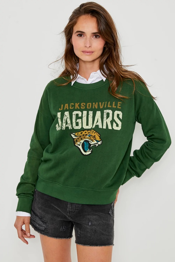 Five Jeans Sweat Jaguars sweater met print