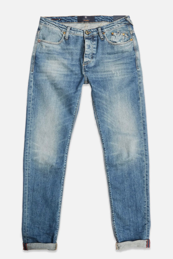 Blue de Genes Repi 3616 Mid Blue Jeans heren jeans spijkerbroek
