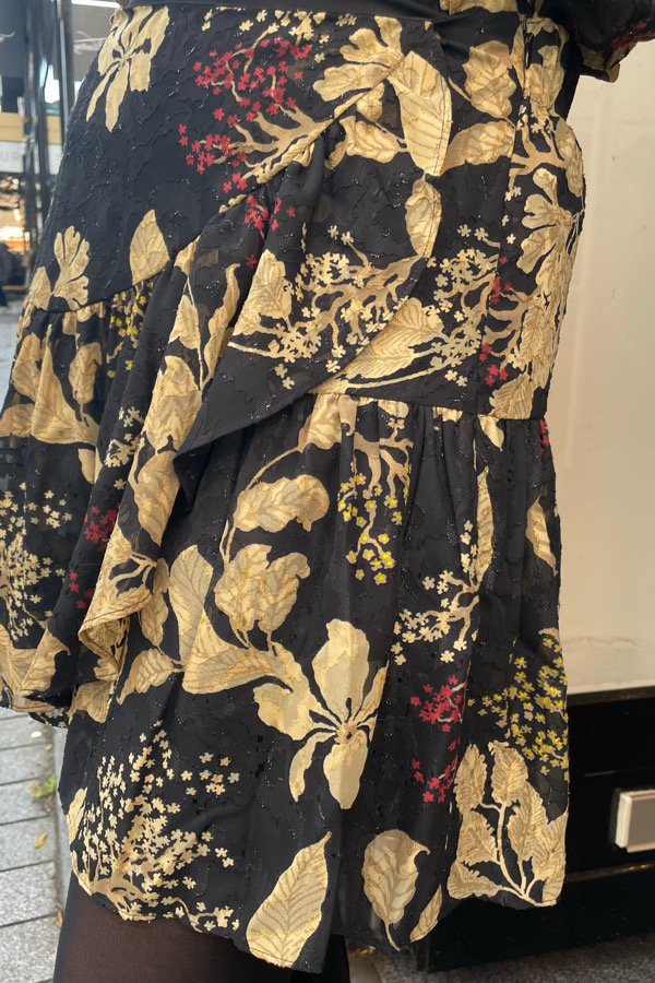Second Female Mystery Skirt mini rok met bloemenprint